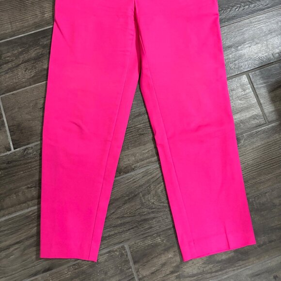 Ann Taylor Loft Hot Pink Riviera Slim Pants size 6 - Picture 4 of 4